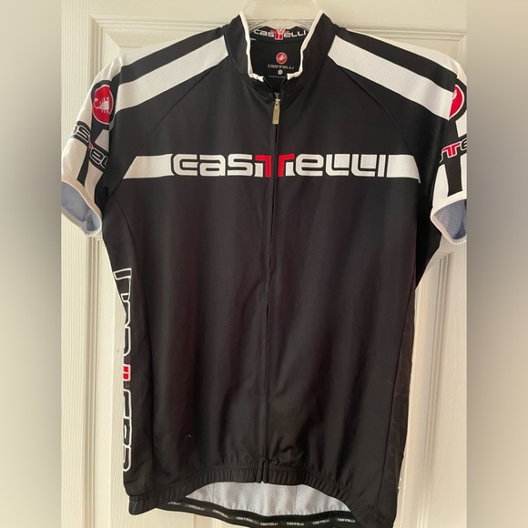 Maillot Cycliste Vintage Castelli Années 70/80 - Taille 5 - Collection Eroica